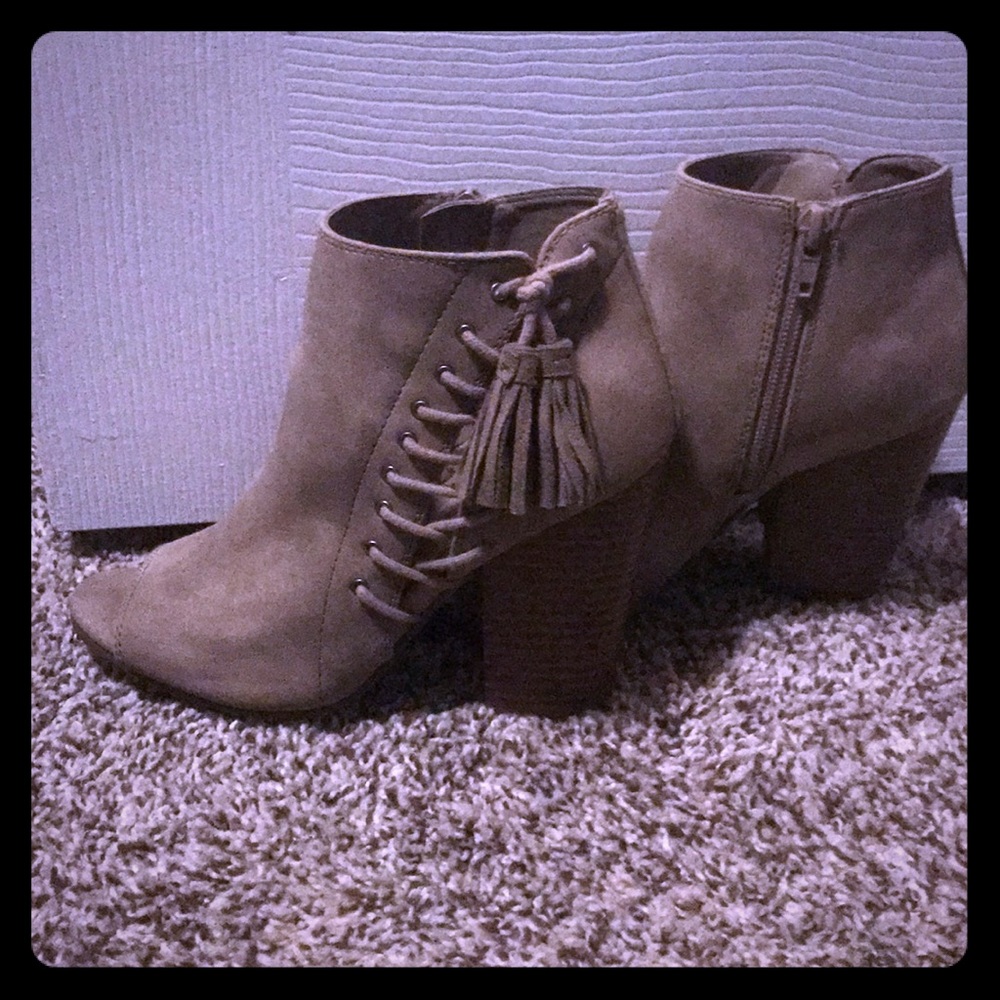 Peep Toe Booties